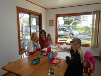 Accommosation in hostel during the spanish course- emalafquen dining room